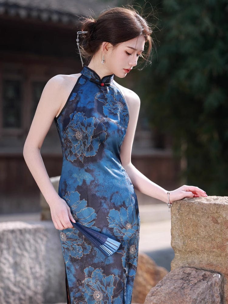 Beth and Brian Qipao - JN New Chinese style(新中式), sleeveless midi Cheongsam
