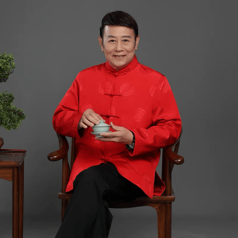 Beth and Brian Qipao-ZSJP Silk satin fabric, Chinese Tang Suit Jacket