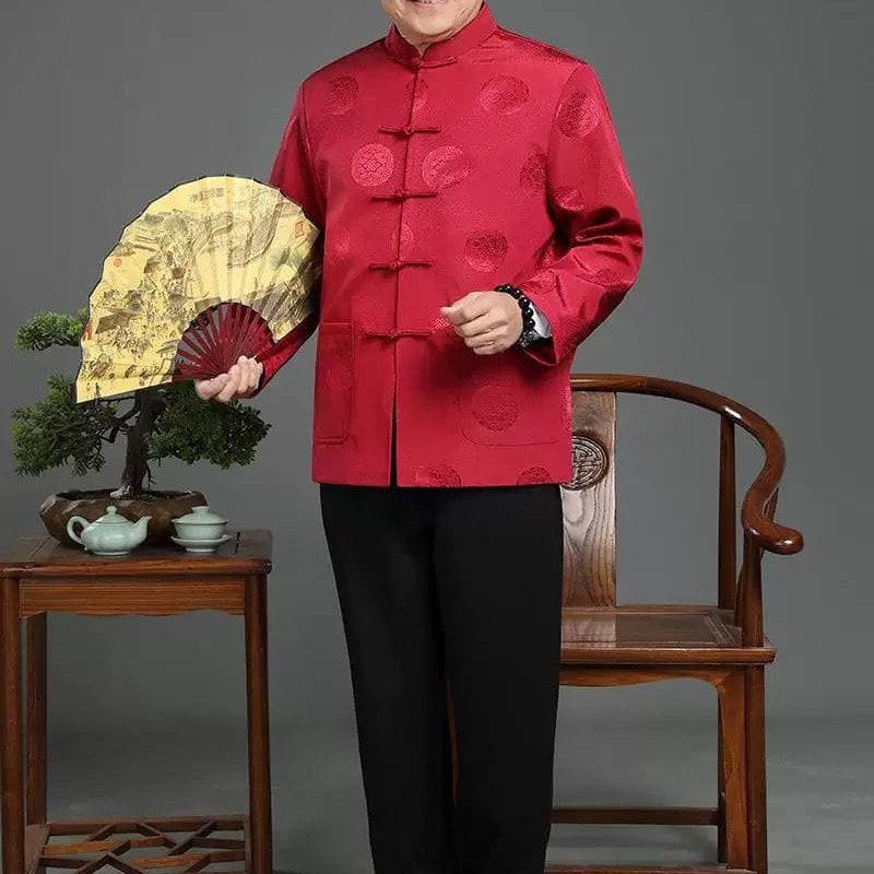 Beth and Brian Qipao-ZSJP Silk satin fabric, Chinese Tang Suit Jacket