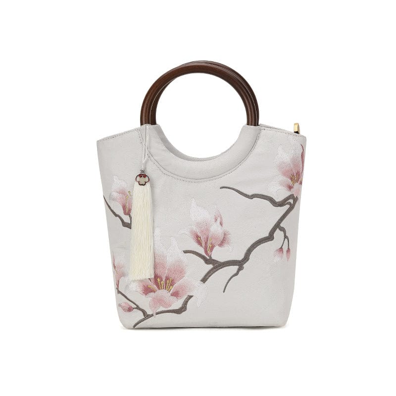 Beth and Brian Qipao-CY Hand-made, Floral embroidery, Chinese style Qipao bag