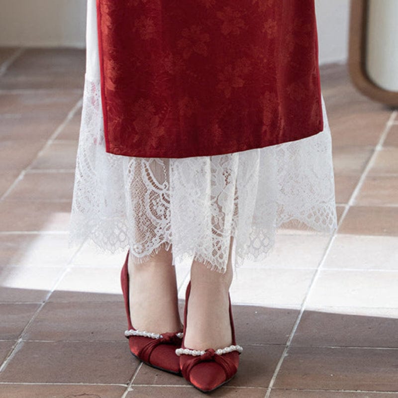 Beth and Brian Qipao-LSB Traditional Cheongsam Inner Dress – Layer Under Skirts or Dresses