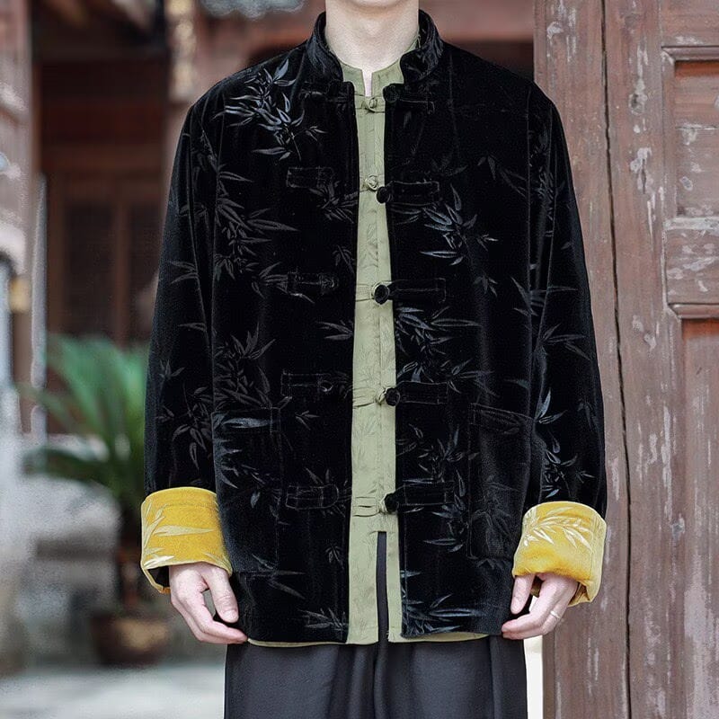 Beth and Brian Qipao-QT Velvet thick Chinese Tang Suit Jacket
