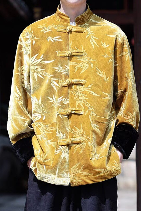 Beth and Brian Qipao-QT Velvet thick Chinese Tang Suit Jacket