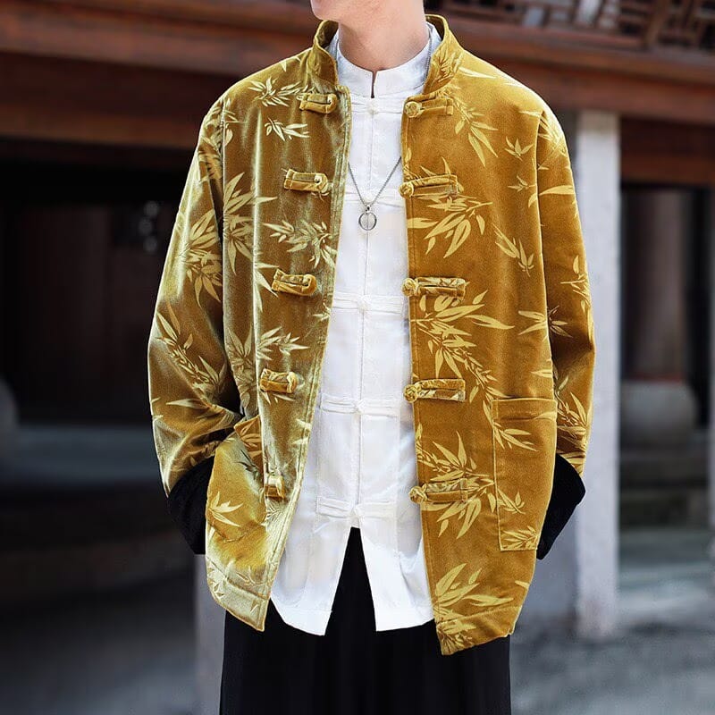 Beth and Brian Qipao-QT Velvet thick Chinese Tang Suit Jacket