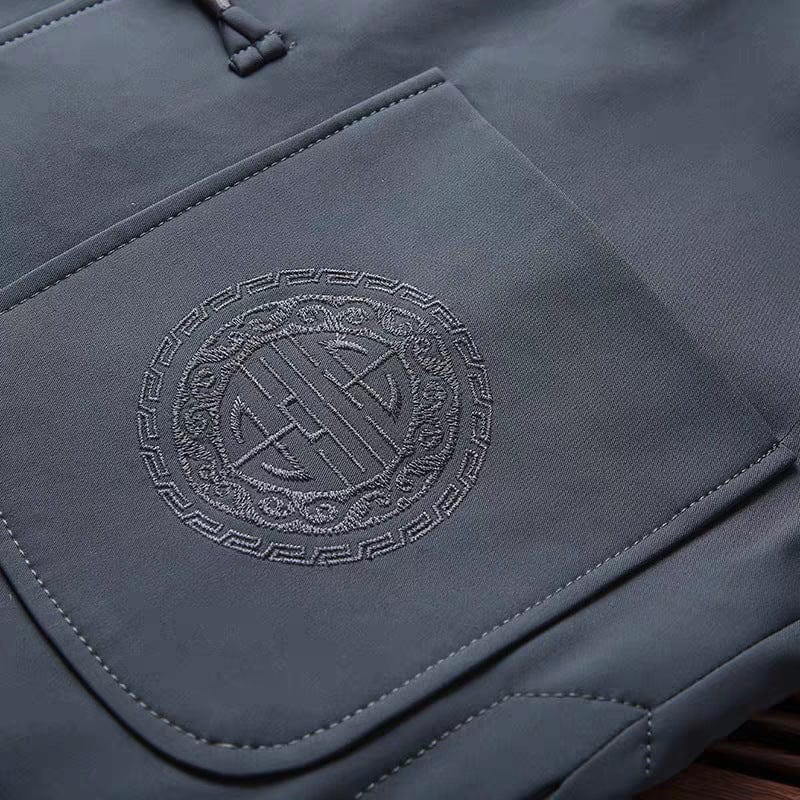 Beth and Brian Qipao-SF Cotton fabric, Chinese Tang Suit coat