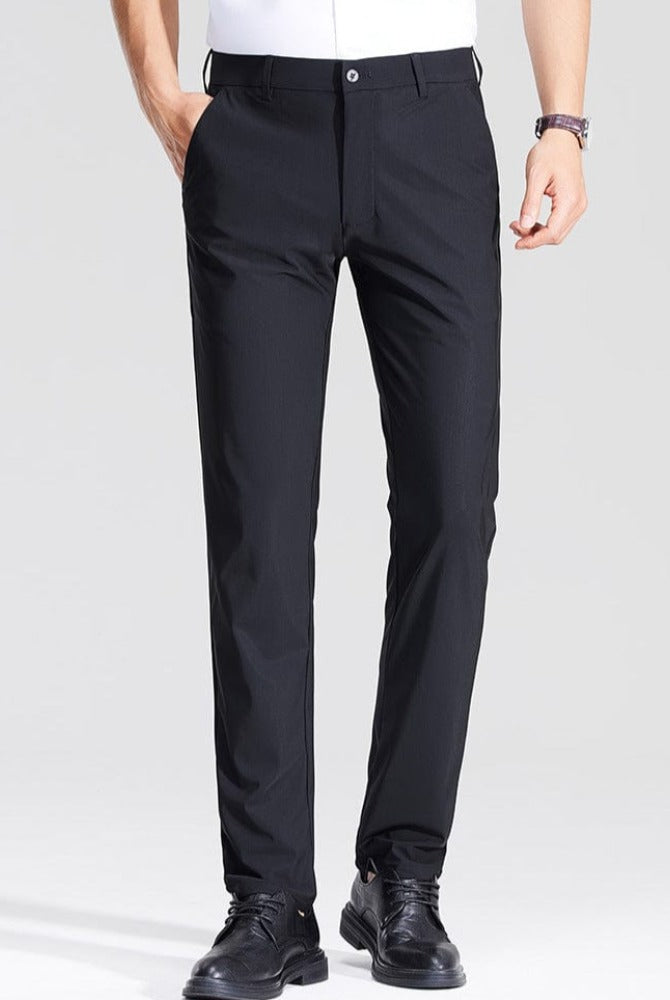 Beth and Brian Qipao-HTS Chinese style tang pants, Traditional Mandarin groom wear