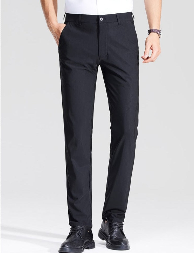 Beth and Brian Qipao-HTS Chinese style tang pants, Traditional Mandarin groom wear