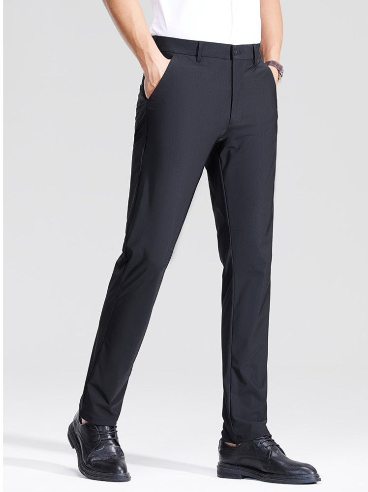 Beth and Brian Qipao-HTS Chinese style tang pants, Traditional Mandarin groom wear