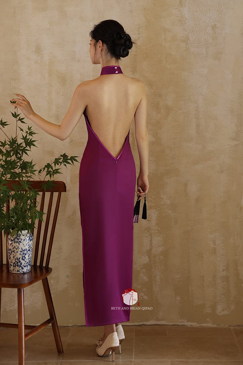 Beth and Brian Qipao - SD Exclusive designer collection, halter mermaid Qipao