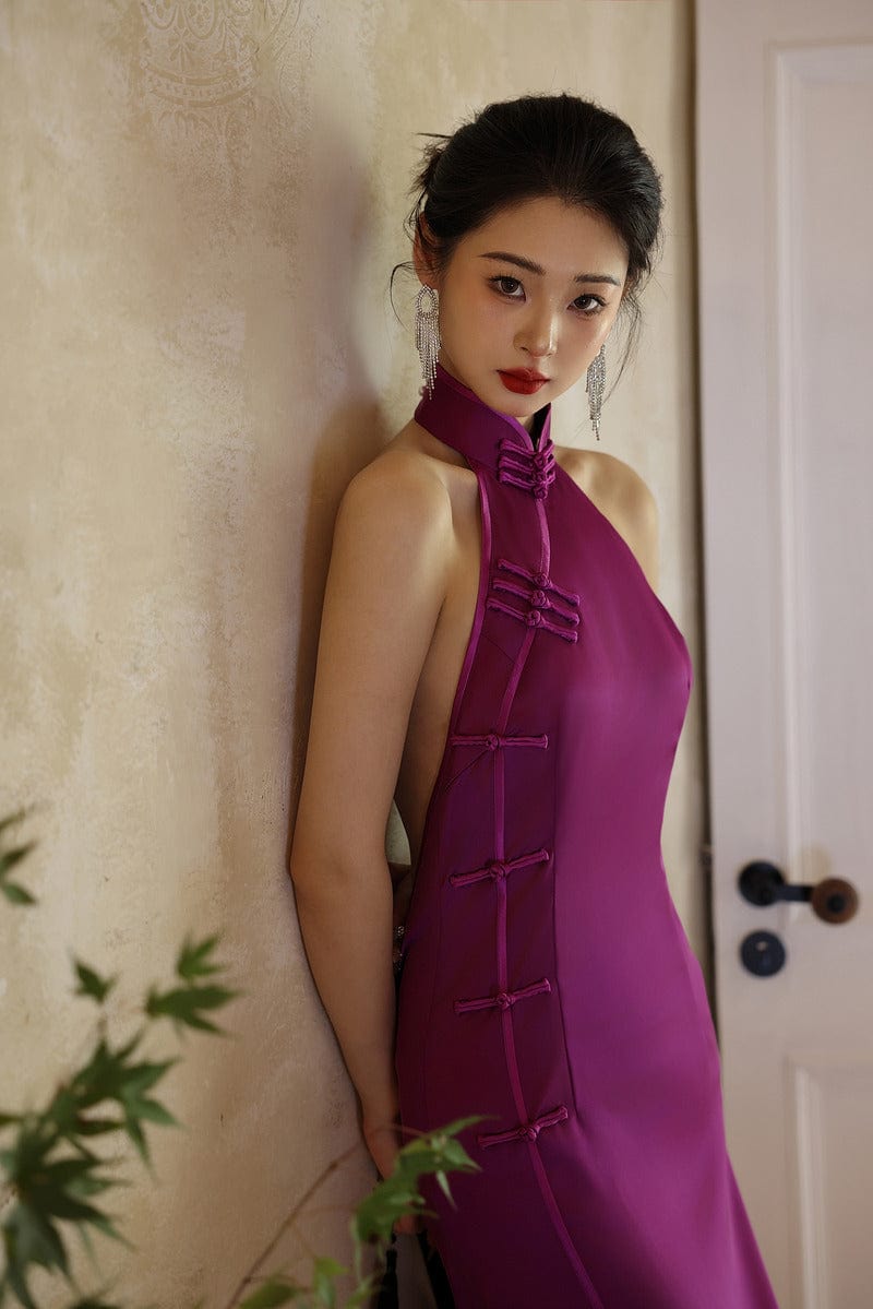 Beth and Brian Qipao - SD Exclusive designer collection, halter mermaid Qipao