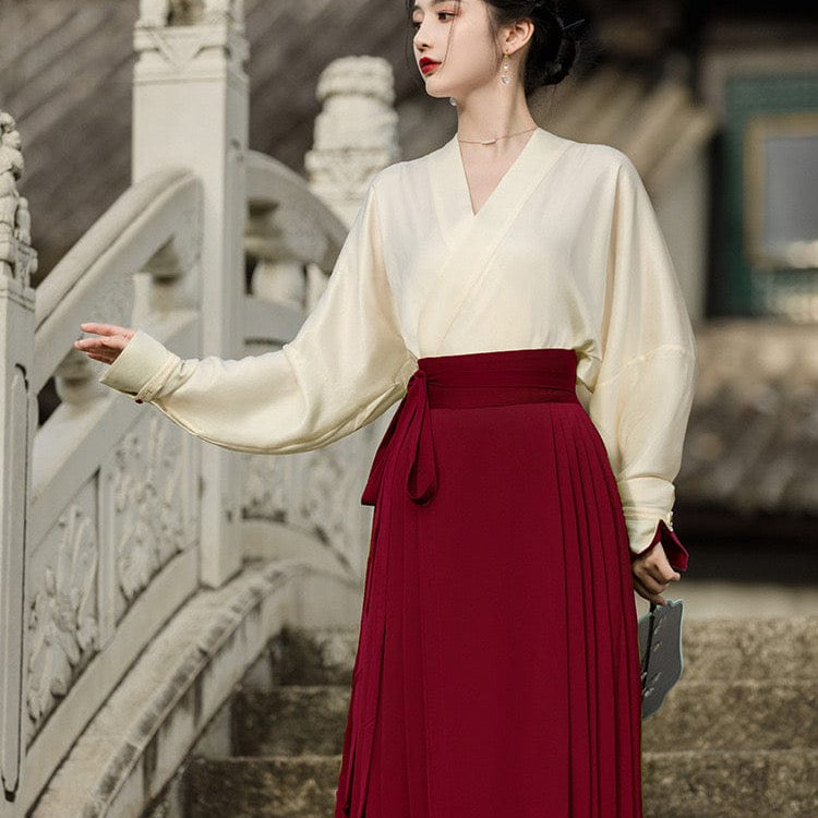 Beth and Brian Qipao-ARS New Chinese style ( 新中式 ), long Mamian qun set 馬面裙套裝