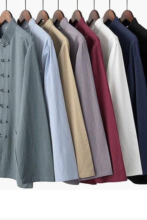Linen fabric, Chinese Tang Suit, Tai-chi Suit, Kong fu Suit