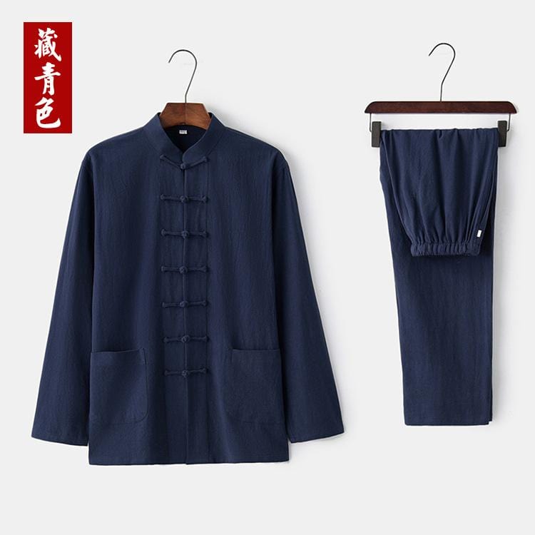 Linen fabric, Chinese Tang Suit, Tai-chi Suit, Kong fu SuitTang suit, Chinese kung fu outfit, Chinese traditional clothing male