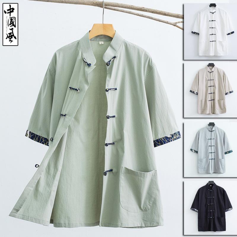 Cotton fabric, Chinese traditional Tang suit shirt