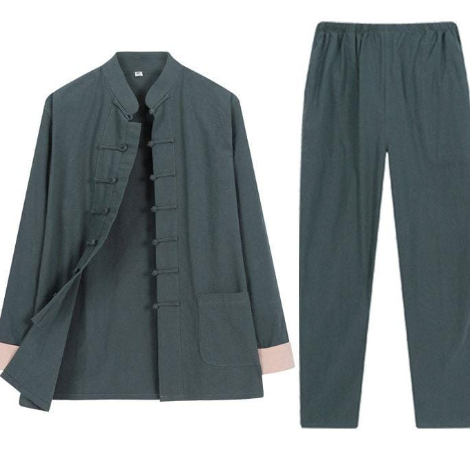 Beth and Brian Qipao - YTTZ Plus size, cotton fabric, Chinese Tang suit jacket and Tang suit set
