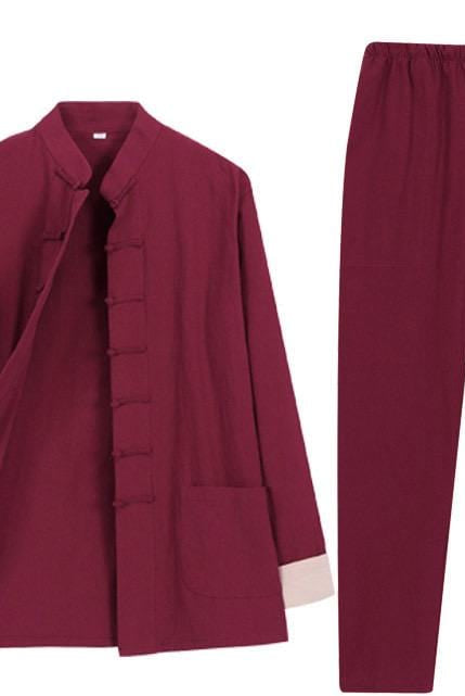 Beth and Brian Qipao - YTTZ Plus size, cotton fabric, Chinese Tang suit jacket and Tang suit set