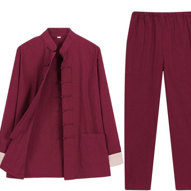 Beth and Brian Qipao - YTTZ Plus size, cotton fabric, Chinese Tang suit jacket and Tang suit set