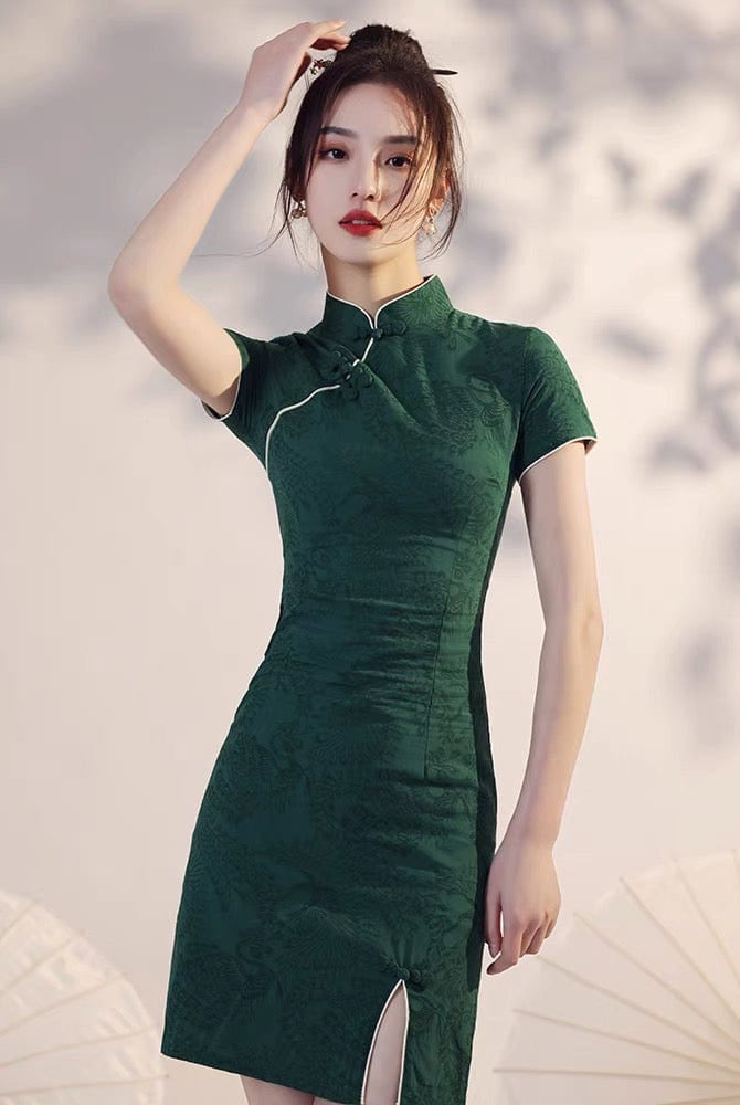 Beth and Brian Qipao - HQJ short qipao