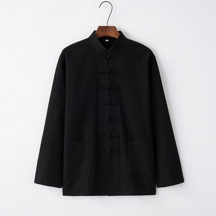 Beth and Brian Qipao-BXXGSF Linen fabric, Chinese Tang Suit set, Kong fu Suit set