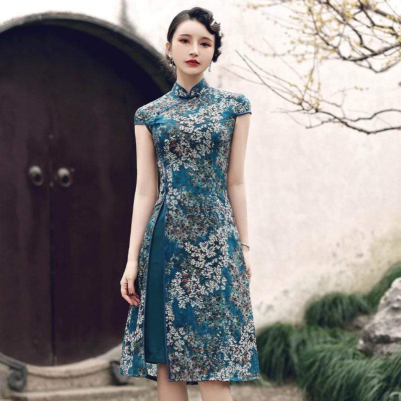 A line cheongsam online