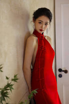 Beth and Brian Qipao - SD Exclusive designer collection, halter mermaid Qipao