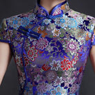 Beth and Brian Qipao-YSY Floral embroidery, high end, brocade long Cheongsam