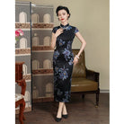 Beth and Brian Qipao-JD Old Shanghai style, 19 mome mulberry silk, high-end long Cheongsam