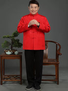 Beth and Brian Qipao-ZSJP Silk satin fabric, Chinese Tang Suit Jacket