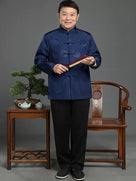 Beth and Brian Qipao-ZSJP Silk satin fabric, Chinese Tang Suit Jacket