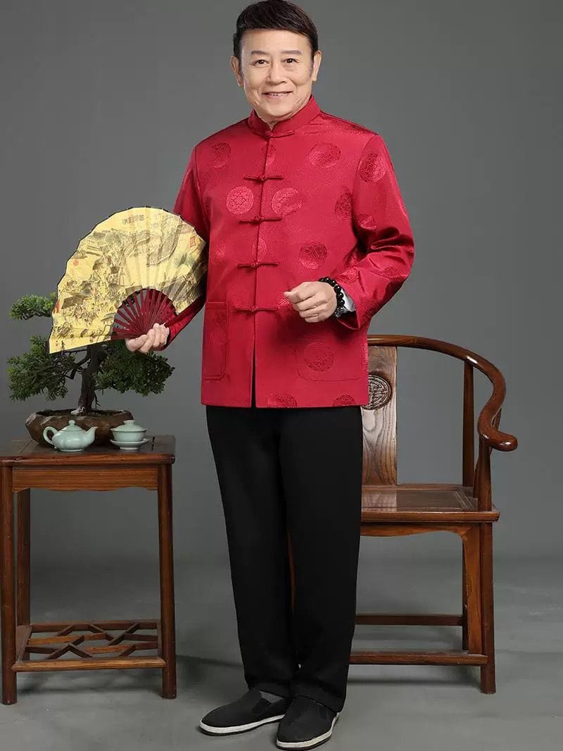 Beth and Brian Qipao-ZSJP Silk satin fabric, Chinese Tang Suit Jacket