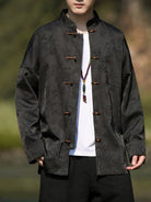 Beth and Brian Qipao-XLB Floral pattern, Men's Chinese tunic Suit Jacket, Chinese tang suit Jacket