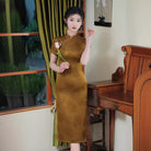 Beth and Brian Qipao-FRY Plus size, midi Cheongsam for mothers
