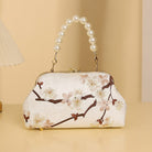 Beth and Brian Qipao-CY Hand-made, floral embroidery, hand-made Chinese Style Qipao bag