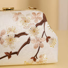 Beth and Brian Qipao-CY Hand-made, floral embroidery, hand-made Chinese Style Qipao bag