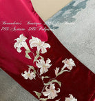 Beth and Brian Qipao-QZ Sleeveless, New Chinese style(新中式), High-end, red long Cheongsam