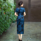 Beth and Brian Qipao-ZQYS Summer collection, floral midi Cheongsam for mother