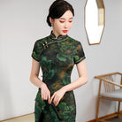 Beth and Brian Qipao-YM Summer collection, hua luo long Cheongsam