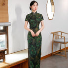 Beth and Brian Qipao-YM Summer collection, hua luo long Cheongsam