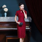 Beth and Brian Qipao-YSD Summer collection, midi Cheongsam for mother