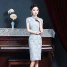 Beth and Brian Qipao-YSD Summer collection, midi Cheongsam for mother