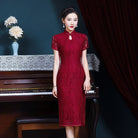 Beth and Brian Qipao-YSD Summer collection, midi Cheongsam for mother
