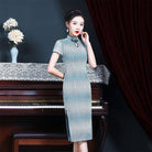 Beth and Brian Qipao-YSD Summer collection, midi Cheongsam for mother