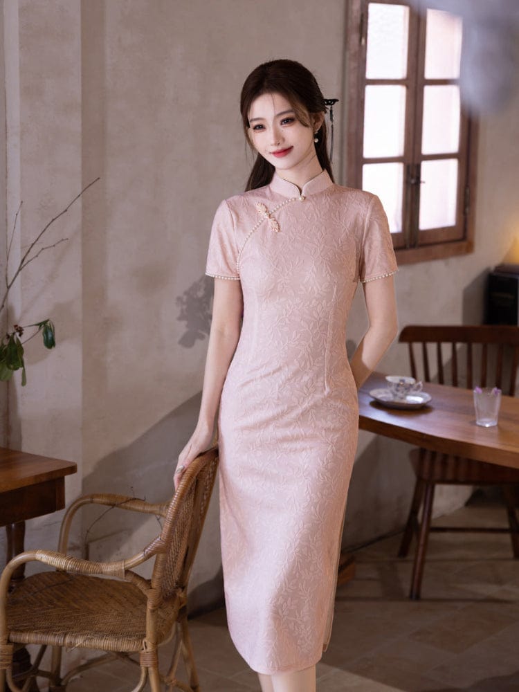 Beth and Brian Qipao-MYJ Summer collection, daily midi Cheongsam