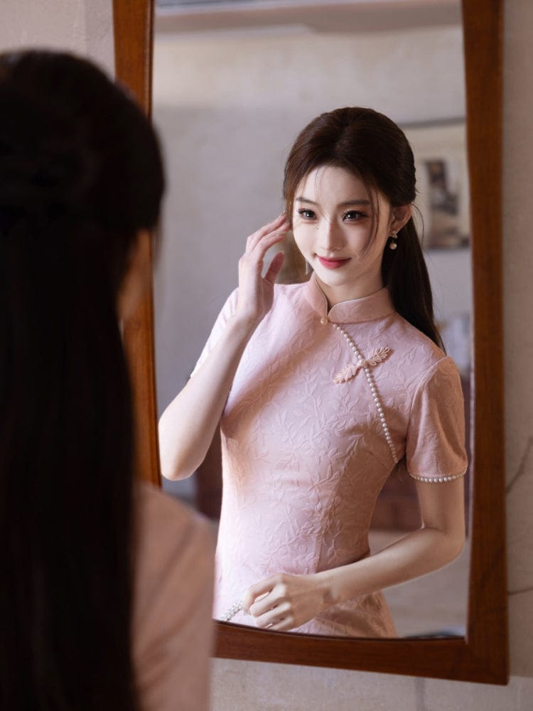 Beth and Brian Qipao-MYJ Summer collection, daily midi Cheongsam