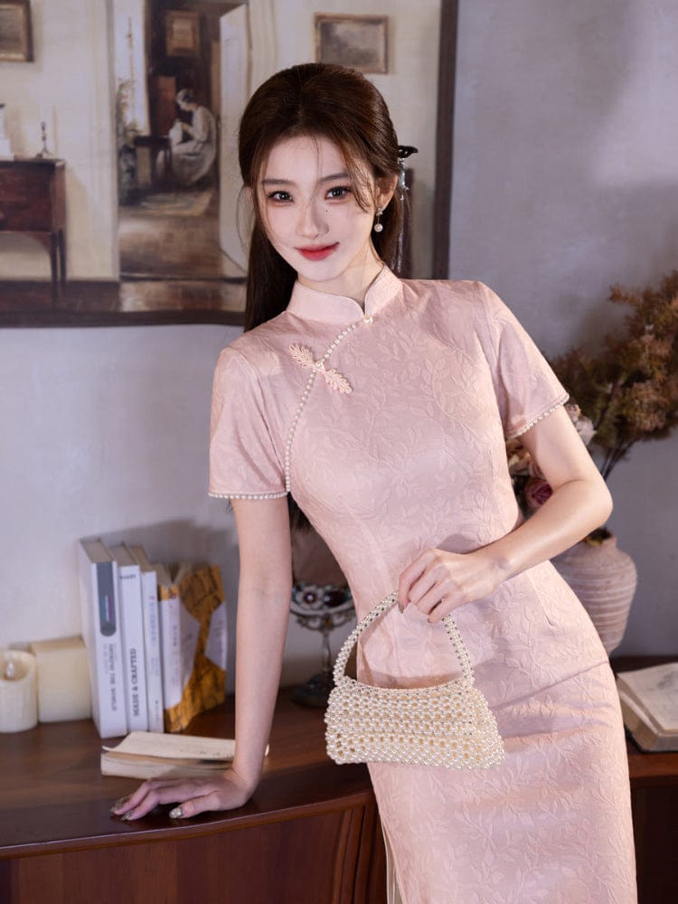 Beth and Brian Qipao-MYJ Summer collection, daily midi Cheongsam