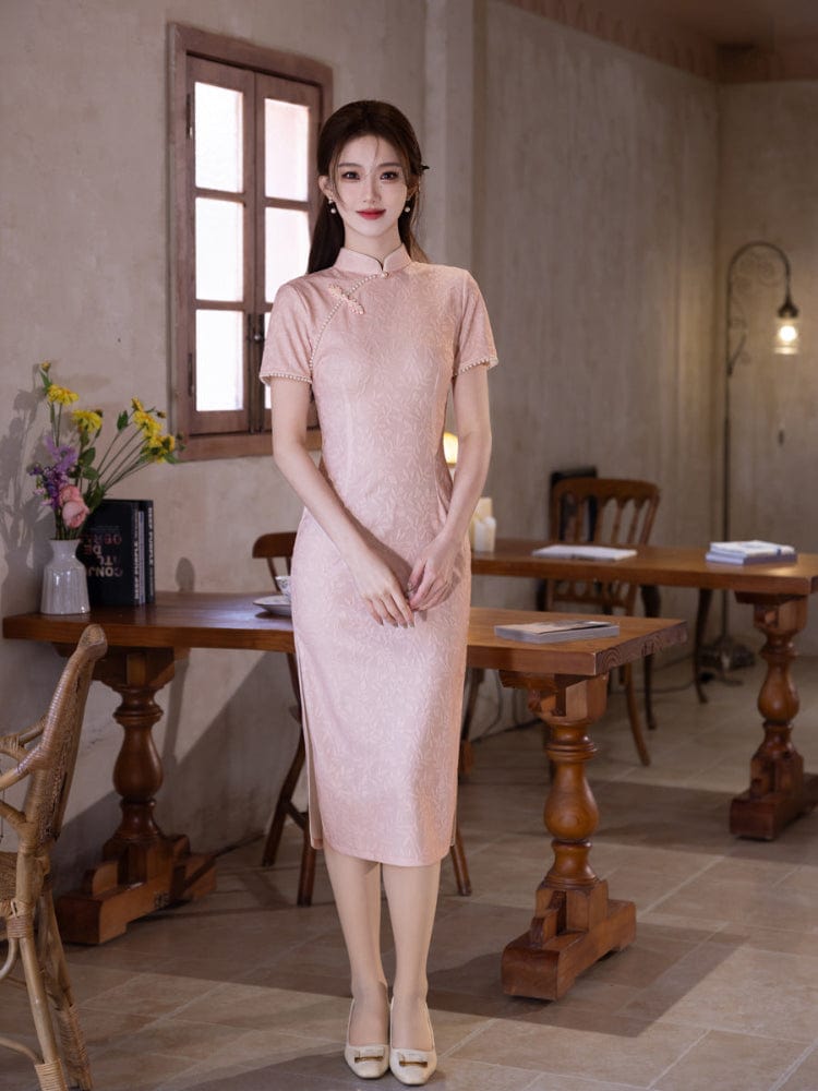 Beth and Brian Qipao-MYJ Summer collection, daily midi Cheongsam