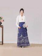 Beth and Brian Qipao-LZ Ming Dynasty, long MaMian Qun set 馬面裙套裝