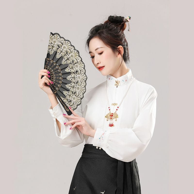 Beth and Brian Qipao-LZ Ming Dynasty, long MaMian Qun set 馬面裙套裝