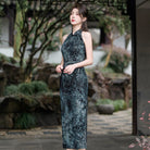 Beth and Brian Qipao-JLM New Chinese style (新中式), velvet midi Cheongsam