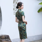 Beth and Brian Qipao-WXG Old Shanghai style, 19 mome mulberry silk, high-end midi Cheongsam